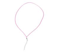 BUBEFSKD 1 cavo in pelle da 5 mm con chiusura a aragosta, catena a corda di cera, per collane, ciondoli, gioielli con chiusura, per donne e uomini, Taglia unica, come descritto