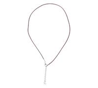 BUBEFSKD 1 cavo in pelle da 5 mm con chiusura a aragosta, catena a corda di cera, per collane, ciondoli, gioielli con chiusura, per donne e uomini, Taglia unica, come descritto