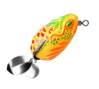 BUBEFSKD 1 pezzo di rane per la pesca con bocca grande, per la pesca, grandi piedi, doppia elica per acqua dolce e salata