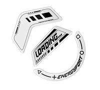 BUBEFSKD 1 set di adesivi per pattini in vetro G502 X / G502 X Plus in vetro curvo