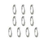 BUBEFSKD 10 pezzi guarnitura rondelle, biciclette, set di sterzo, distanziatori per una migliore esperienza di bicicletta alle guarnizioni per componenti della bicicletta