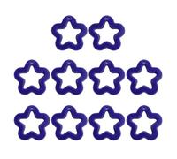 BUBEFSKD 10 Pz Cava Cinque Punte Collana Amicizia Di Perle Di Perle Acriliche Perline Kit Accessori Gioielli Per Le Donne Cave Perla Di Cinque Otto Stella, Taglia unica, come descritto
