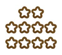 BUBEFSKD 10 Pz Cava Cinque Punte Collana Amicizia Di Perle Di Perle Acriliche Perline Kit Accessori Gioielli Per Le Donne Cave Perla Di Cinque Otto Stella, Taglia unica, come descritto