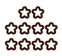BUBEFSKD 10 Pz Cava Cinque Punte Collana Amicizia Di Perle Di Perle Acriliche Perline Kit Accessori Gioielli Per Le Donne Cave Perla Di Cinque Otto Stella, Taglia unica, come descritto