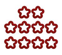 BUBEFSKD 10 Pz Cava Cinque Punte Collana Amicizia Di Perle Di Perle Acriliche Perline Kit Accessori Gioielli Per Le Donne Cave Perla Di Cinque Otto Stella, Taglia unica, come descritto