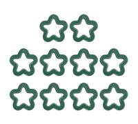 BUBEFSKD 10 Pz Cava Cinque Punte Collana Amicizia Di Perle Di Perle Acriliche Perline Kit Accessori Gioielli Per Le Donne Cave Perla Di Cinque Otto Stella, Taglia unica, come descritto