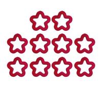 BUBEFSKD 10 Pz Cava Cinque Punte Collana Amicizia Di Perle Di Perle Acriliche Perline Kit Accessori Gioielli Per Le Donne Cave Perla Di Cinque Otto Stella, Taglia unica, come descritto