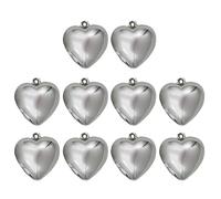 BUBEFSKD 10 pz Di Plastica Cuore Pendenti Perline Semplice Dangle Fascino Gioielli Forniture Per Collana Orecchini Da Bracciale Fascino Formale Per Le Donne Bracciale Collana Percorsi Di Gioielli