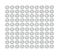 BUBEFSKD 100 Pcs Liscia Chiara Orecchino Fermaporta Morbido Ed Elastico Dischetti In Silicone Per Orecchini Stabilità Lobi Del Sostegno Dischetti In Silicone Per Iperplasia, 3 mm, come descritto