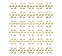 BUBEFSKD 100 pezzi accessori in lega con rilascio di attrezzi per una rapida personalizzazione dei gioielli Componente versatile per molteplici opzioni di styling ciondoli, Taglia unica, come