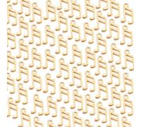 BUBEFSKD 100pcs Musical Note Forma Fascino Stampato Resistant Leges Ciondolo Per Collana E Bracciale Gioielli Fare Accessori Moda Gioielli, Taglia unica, come descritto