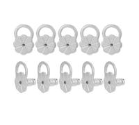 BUBEFSKD 10pcs Comodo Orecchino Stopper Per Le Donne Ragazze Di Sostituzione Della Posteriore Pesante Supporto Accessori Dell'orecchino Ipoallergenico Supporti, Taglia unica, come descritto