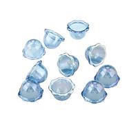 BUBEFSKD 10pieces Eleganti Campane Acriliche Pendenti Multi Petali Floreali Perline Per Gioielli E Progetti Artigianali Accessori Confezione Regalo, Taglia unica, come descritto
