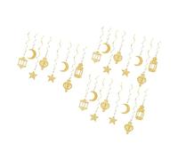 BUBEFSKD 18 pezzi blu dorato decorazione da appendere per feste di giuramento, aula, casa, decorazione per le vacanze