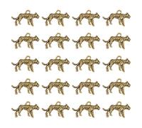 BUBEFSKD 20 Pezzi Incantesimi Animali Per Braccialetti E Portachiavi, Taglia unica, come descritto