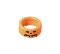 BUBEFSKD 2023 Spugna per pipistrello Anelli di zucca da donna in plastica moda accessori per dita da sposa esagerati gioielli di Halloween divertente pipistrello, come descritto