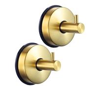 BUBEFSKD 2pcs Ventose Gancio Cappotto In Acciaio Inox E Cappelli Impermeabile Per Doccia Bagno Cucina Vetro Porta Bagno
