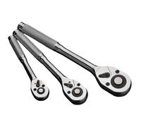 BUBEFSKD 3 chiavi a cricchetto da 3/8 1/4 1/2 pollici reversibili rapidi messaggi per fai da te auto riparazione auto chiave a bussola in acciaio