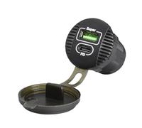 BUBEFSKD 36 W USB tipo C carica auto con LED Light General adattatore rapido per SUV e barche, caricatore USB