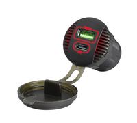 BUBEFSKD 36 W USB tipo C carica auto con LED Light General adattatore rapido per SUV e barche, caricatore USB
