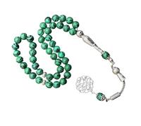 BUBEFSKD 45 pezzi 8 mm braccialetto di perle di vetro comodo design per usura prolungata senza fastidio di vetro, Taglia unica, come descritto