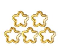 BUBEFSKD 5pcs Acrylhloge Charm Colorful Star Pendente Per Orecchino Collane Bracciali Gioielli Fare Approfondimenti Artigianato Gioielli Fabbricazione di Gioielli, Taglia unica, come descritto