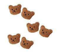 BUBEFSKD 6 Pezzi Per Creativo Piccolo Orso Coniglio Dolce Distintivo Animale Vestiti Applique Motivo Jeans Giacche Cappelli Ricamo Macchie di Abbigliamento Ragazza