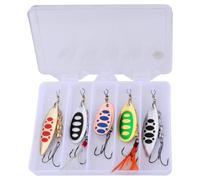 BUBEFSKD 6g/8g Spinner Esche con Gancio Altino Cast Jigging Cucchiaio Esche Acqua Salata Affondamento Pesca Spinnerbait Pesca in Mare
