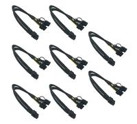 BUBEFSKD 8Pin Maschio A Due 6 + 2Pin Maschio GPU PCIe Adattatore Alimentazione Cavo Splitter per Schede Grafiche Alte Prestazioni Cavo Alimentazione della Scheda Grafica