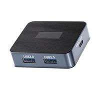 BUBEFSKD Adattatore DisplayPort 1.2 a USB C supporta 4K 120Hz con porte 3A per gaming ad alta risoluzione e processore Multimedia C DisplayPort