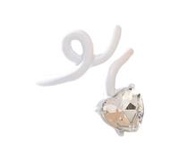 BUBEFSKD Apertura Di Anelli Dito Regolabile Cuore Aperto Gioielli Lega Texture Per Gli Amanti Della Moda Coppia Promessa, come descritto