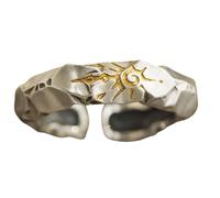BUBEFSKD Artisti Desideri Anelli di Pietra Accessori Portatile Per Le Donne Alla Moda Cerca Personalità E Un Tocco Di Retrò Eleganti Gioielli Speciali, come descritto