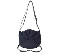 BUBEFSKD Borsa a tracolla di moda grande capacità nylon borse a tracolla contrazione del corso di servizio Satchel con cinghia regolabile per donna borsa regolabile, Nero