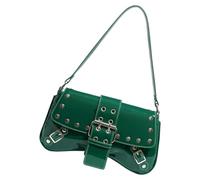 BUBEFSKD Borsa a tracolla in pelle PU alla moda con design ben progettato per migliorare i vostri outfit per dati e margini della spesa, borsa dal design unico, verde