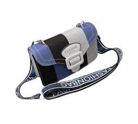 BUBEFSKD Borsa da donna Ampia Cinghia Crossbody Lettera a contrasto della spalla Colore Borsa a mano in pelle PU Messenger per gli acquisti delle donne Cinghia larga Crossbody in pelle PU Borsa a