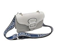 BUBEFSKD Borsa da donna Ampia Cinghia Crossbody Lettera a contrasto della spalla Colore Borsa a mano in pelle PU Messenger per gli acquisti delle donne Cinghia larga Crossbody in pelle PU Borsa a
