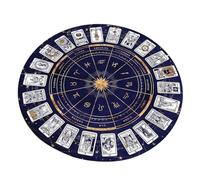 BUBEFSKD Cambio di tappetini di Dio Tarocchi Carta Modello Astrologia Pendolo Grafico Equilibrio Stuoia Meditazioni Decorazione Tarocchi Pad Tarocchi Tovaglia in Gomma