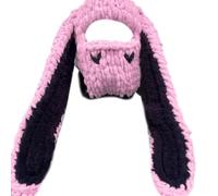 BUBEFSKD Cappello a maglia da donna, invernale, in lana, per coniglio, per feste, per adolescenti, adulti, donne
