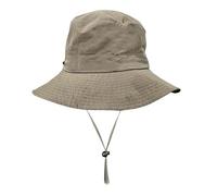 BUBEFSKD Cappello da sole portatile a tesa larga cappello da pesca con corda antivento traspirante ombra solare per regalo a sorpresa Cappelli da sole all'aperto per le donne