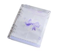 BUBEFSKD Cartella popolare coreana per carte fotografiche con 20 pagine e 4 scomparti, libro di supporto, album fotografici, album per carte fotografiche da donna, cartella popolare coreana