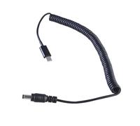 BUBEFSKD Cavo Alimentazione A Spirale da USB C A 5 5x2 Mm Maschio Tipo C A Maschio DC5525 per Alimentazione per Ventola 9 V/12