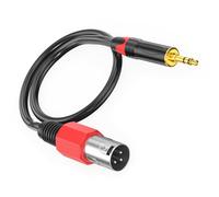 BUBEFSKD Cavo Bilanciato da 3 5 Mm Maschio A XLR per Impieghi Gravosi Doppia Schermatura Microfoni da Studio E Cavo Microfoni Xlrs fedeltà A Trasferimento Trasparente