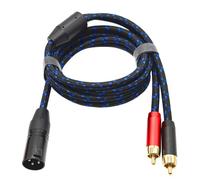 BUBEFSKD Cavo da Studio da 3 Pin XLR A 2RCA Schermato Trasmissione Senza Interferenze per Cavo Collegamento Palco E Apparecchiature