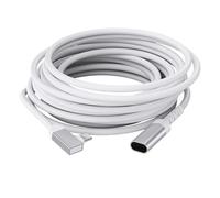 BUBEFSKD Cavo di ricarica robusto tipo C per telecamere di sicurezza solari con struttura in PVC rinforzata, connettori flessibili e cavo di ricarica in PVC