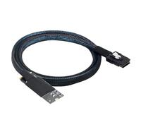 BUBEFSKD Cavo M-Key NVMe 2260 A MiniSAS SFF-8087 Livello Server Isolamento da 500 per Migliorare La Stabilità Minisas