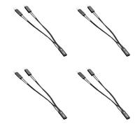 BUBEFSKD Cavo Maglione Divisore A Y da 2 Pin Femmina A Doppio Maschio per L'alimentazione della Scheda Madre Reinizializzare Le Associazioni Modifica con Cavi in Bronzo Impiallacciato A Y Modellati