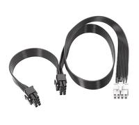 BUBEFSKD Cavo Modulare GPU Scheda Grafica Alimentazione da 8 Pin A PCIE Due Cavi Splitter 8 A 6 Filo 18AWG Scheda Grafica Universale Maschio E Femmina 60 Cm