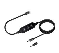 BUBEFSKD Cavo Ricarica da Tipo C A Dc5525 Uscita da 65 W 1 Connettori Intercambiabili Tensioni Regolabili per Utenti Appassionati Tensioni Regolabili Cavo Ricarica Rapida PD