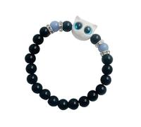 BUBEFSKD Chiusura magnetica Incandescente Gattino Braccialetti Di Notte Bagliore In Resina Bracciali Gioielli Regali Per Le Donne Coppie Fidanzata Dolce Braccialetto In Res, Taglia unica, come