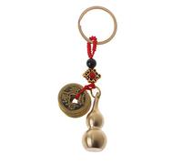BUBEFSKD Cinese Feng Shui Monete Portachiavi Lucky Gourd Wu Lou Per Catena Chiave In Ottone Calabash Ciondolo Portachiavi Portachiavi Regalo Per Gli Uomini Dove Portachiavi Carabiner, c, Taglia unica